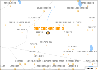 map of Rancho Herminio