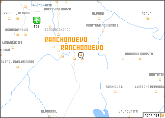 map of Rancho Nuevo