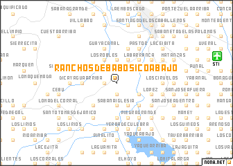 map of Ranchos de Babosico Abajo