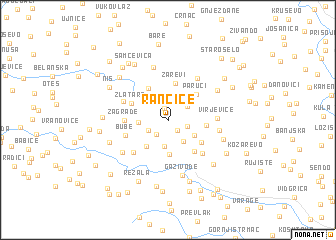 map of Rančiće