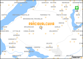 map of Rancio Valcuvia