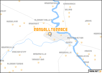 map of Randall Terrace