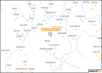 map of Randanan