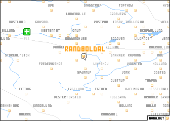 map of Randbøldal