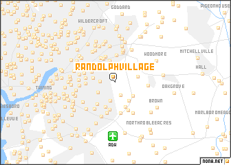 map of Randolph Village