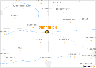 map of Randolph