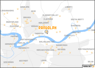 map of Randolph