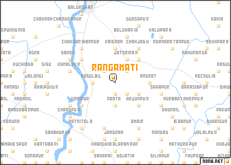 map of Rāngāmāti