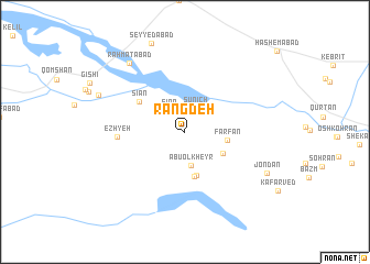 map of Rangdeh