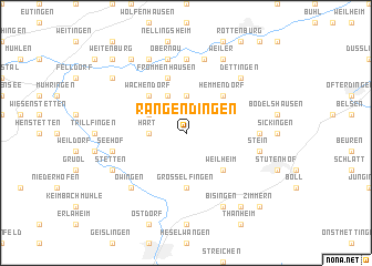 map of Rangendingen