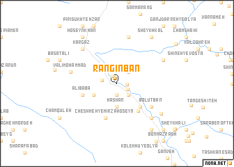 map of Rangīnbān