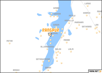 map of Rangpur