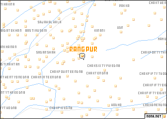 map of Rangpur