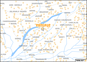 map of Rangpur