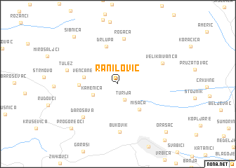 map of Ranilović