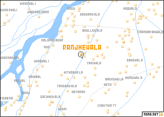 map of Rānjhewāla