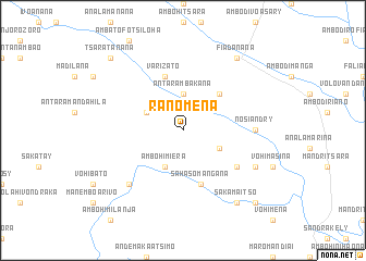 map of Ranomena