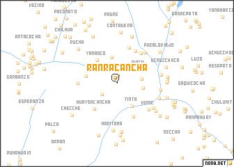 map of Ranracancha