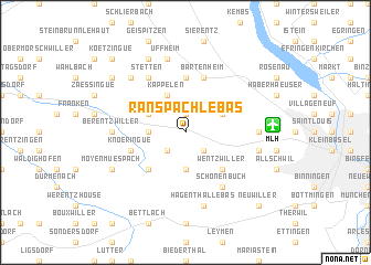 map of Ranspach-le-Bas