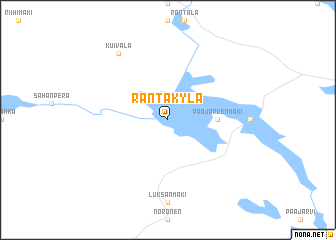 map of Rantakylä