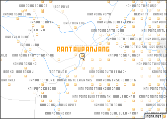 map of Rantau Panjang