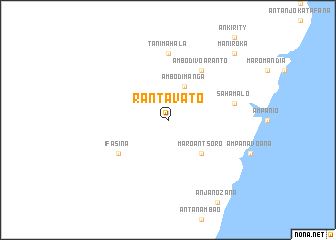 map of Rantavato