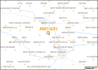 map of Rantigny