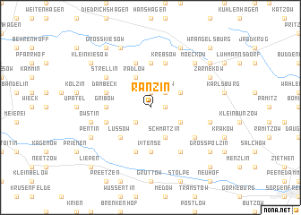 map of Ranzin