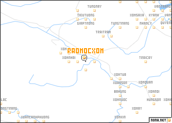 map of Rào Môc Xóm