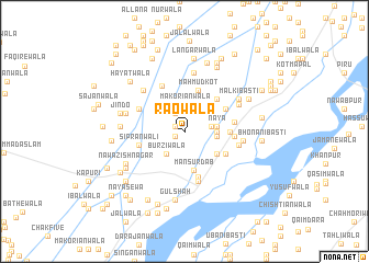 map of Rāowāla