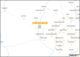 map of Rapadama