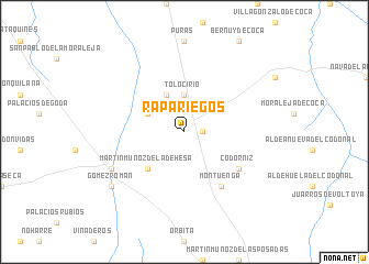 map of Rapariegos