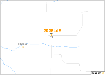 map of Rapelje