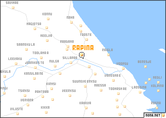 map of Räpina
