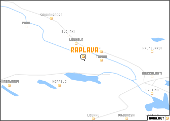 map of Räplävä