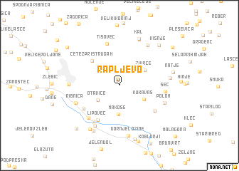 map of Rapljevo