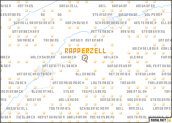 map of Rapperzell