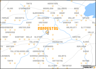 map of Rappestad