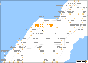 map of Räpplinge