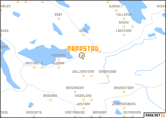 map of Rappstad