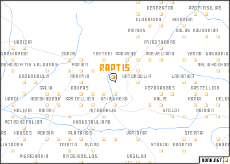 map of Ráptis