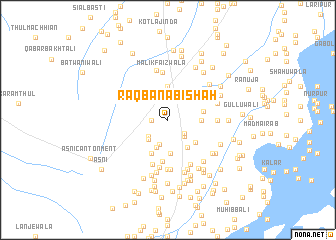 map of Raqba Nabi Shāh