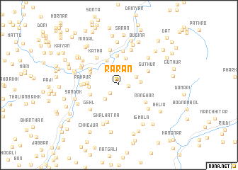 map of Rārān