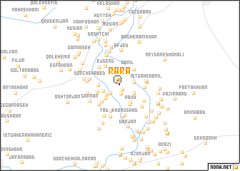 map of Rārā