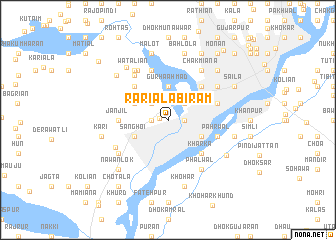 map of Rariāla Bīram