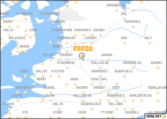 map of Raröd