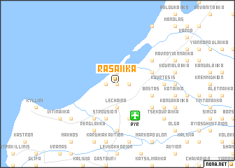 map of Rasaíika