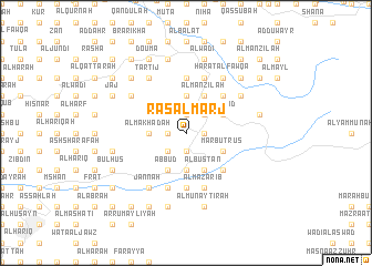 map of Raʼs al Marj
