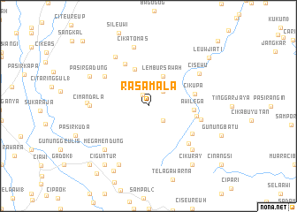 map of Rasamala