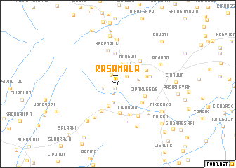 map of Rasamala
